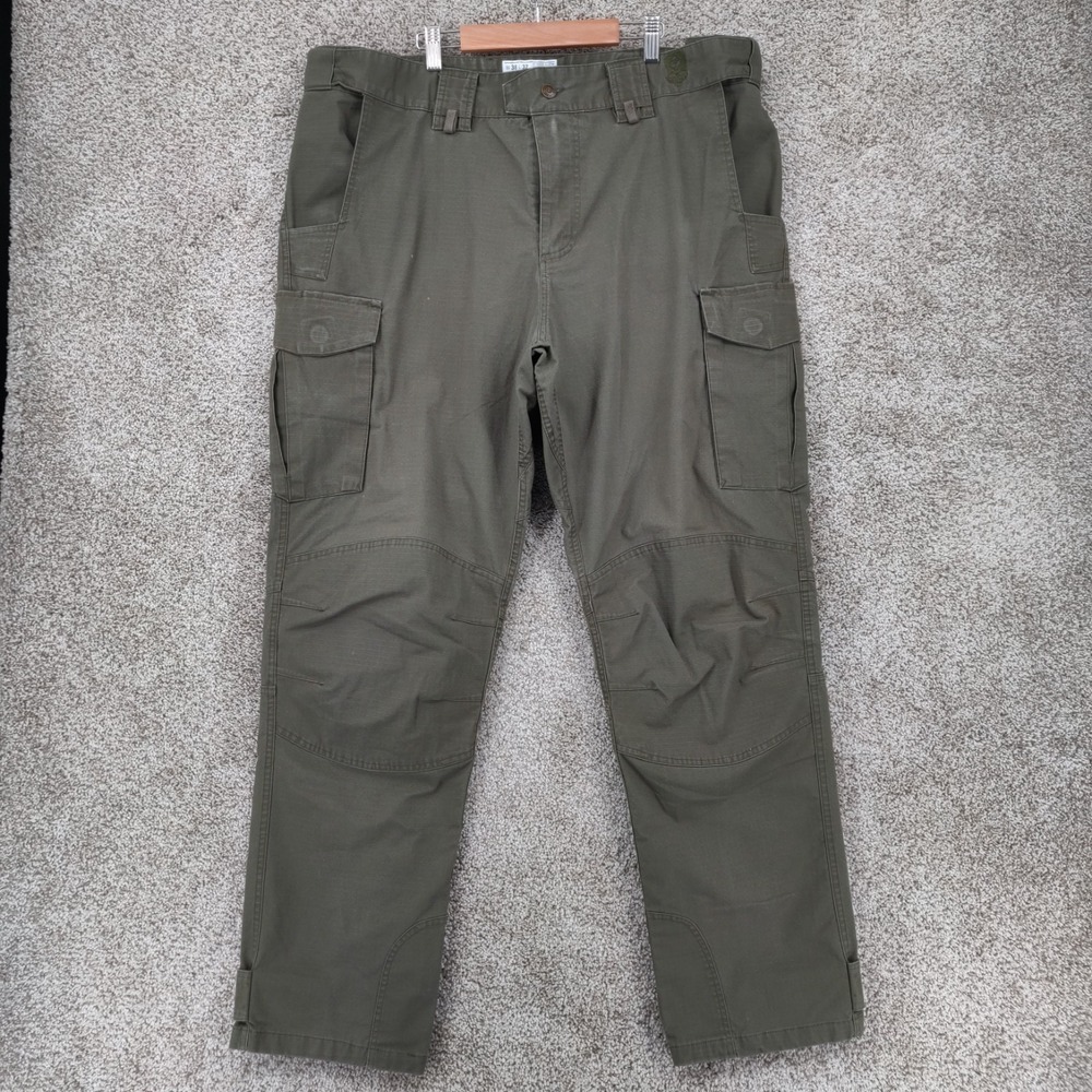 Zero Foxtrot Cargo Pants Mens 38x32 Green Ripstop Tactical Cotton Poly Workwear